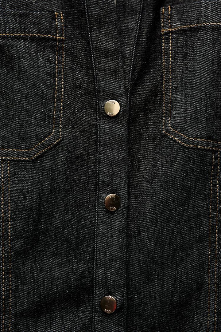 Zestaw Sascha Denim | Zestaw dla kobiet z dopasowanym topem i pasującymi spodniami