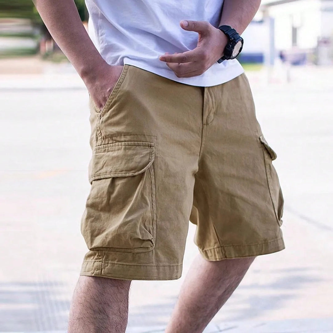 Axel | Męskie spodnie cargo regular fit