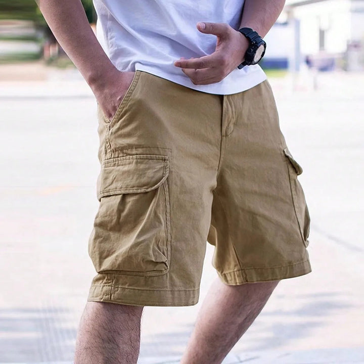 Axel | Męskie spodnie cargo regular fit