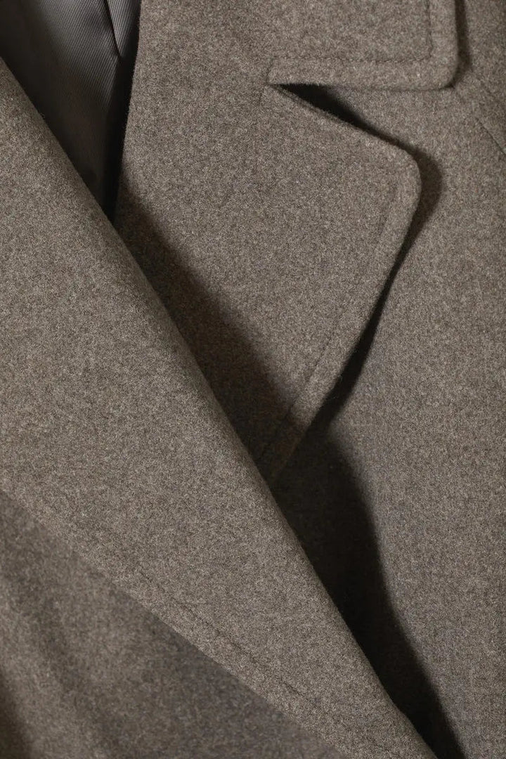 Emilia | Długi wełniany płaszcz w stylu oversize