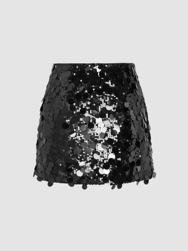 Spódnica Mini Aurora z cekinami – Blask, styl i perfekcyjne dopasowanie