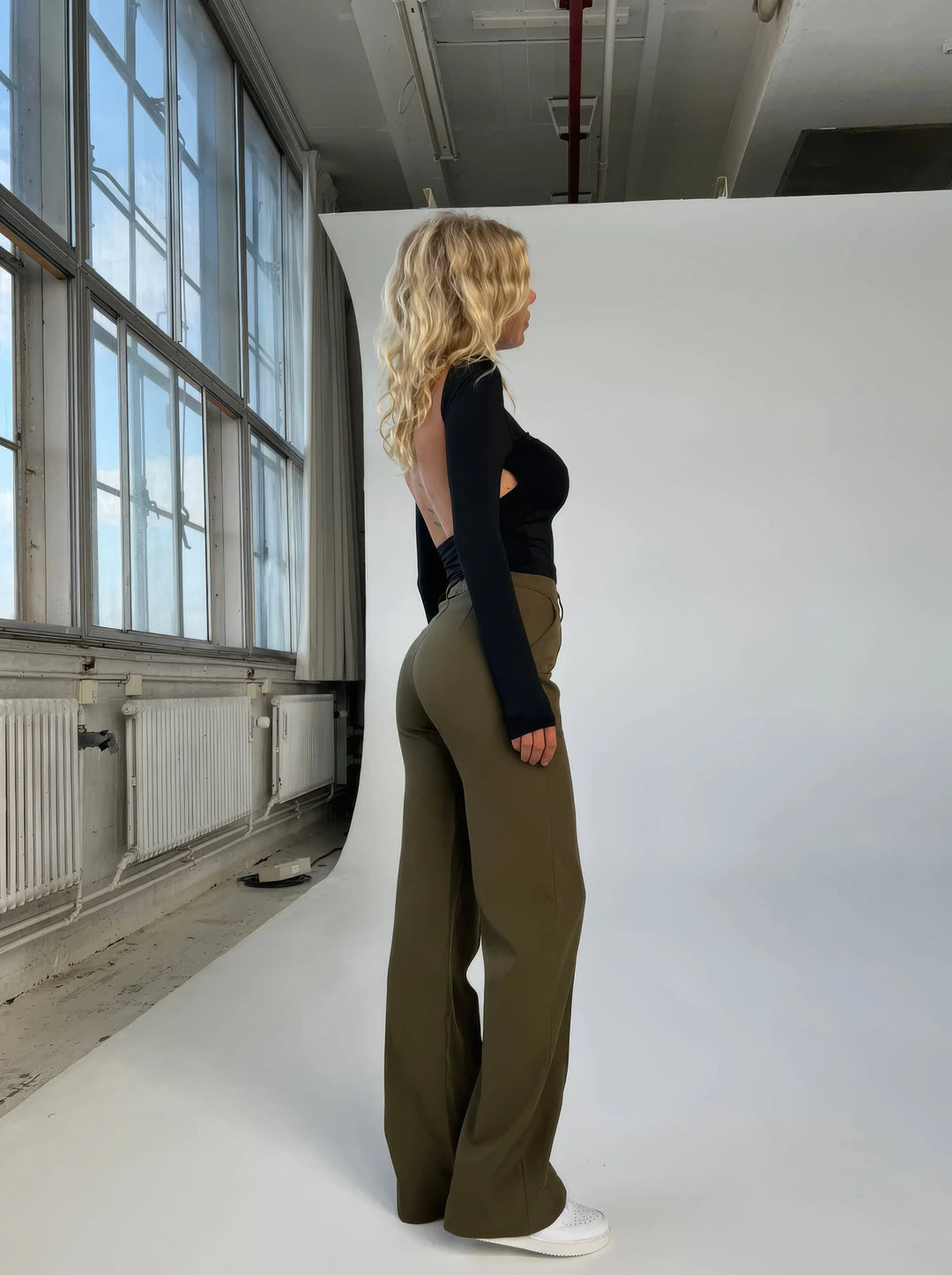 Carina | Eleganckie spodnie z wysokim stanem