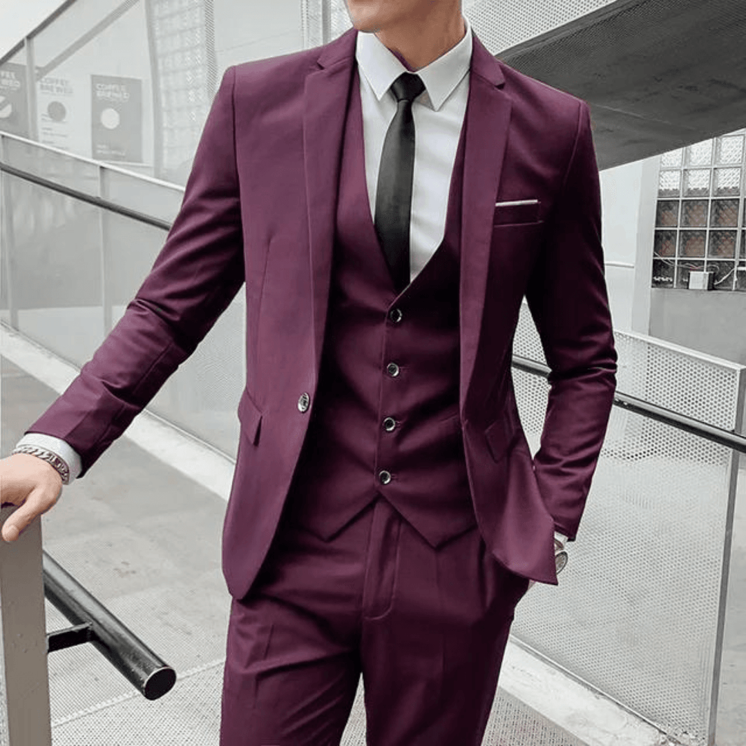 Ignacy | Męski garnitur o eleganckim kroju i ponadczasowym stylu