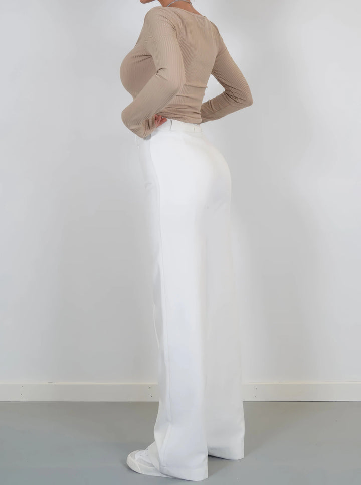 Carina | Eleganckie spodnie z wysokim stanem
