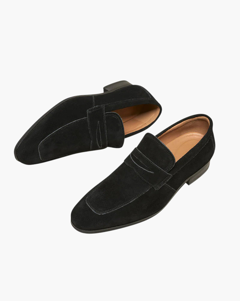 Aleksander | Klasyczne męskie mokasyny z zamszu w stylu casual