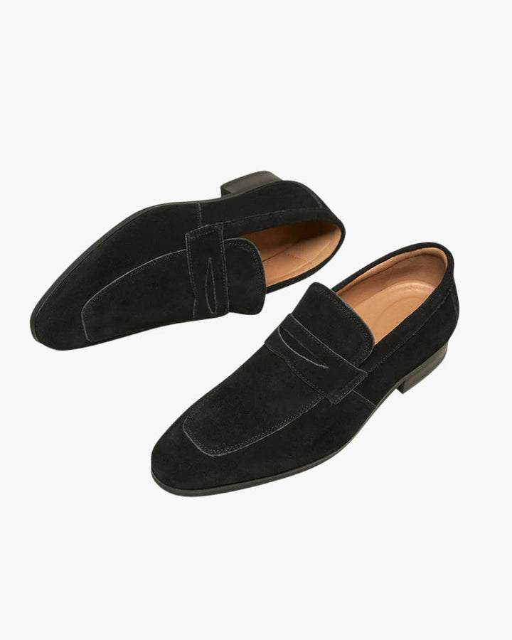 Aleksander | Klasyczne męskie mokasyny z zamszu w stylu casual