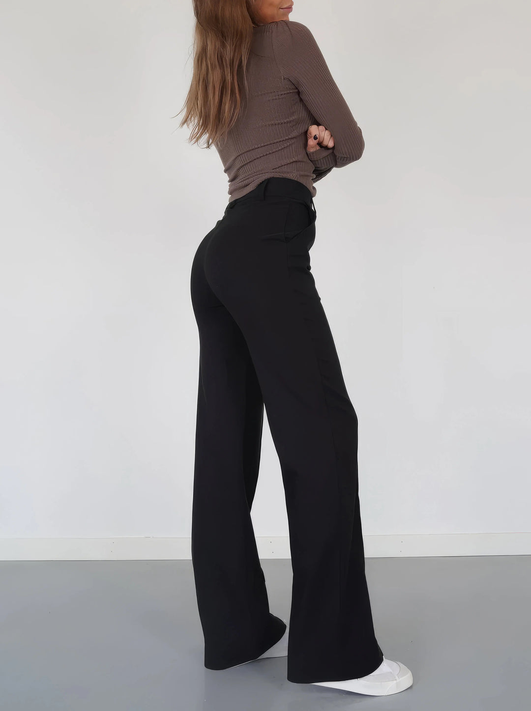 Carina | Eleganckie spodnie z wysokim stanem