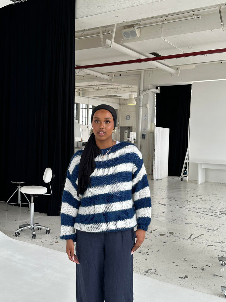 Teresa | Paskowy Sweter Dzianinowy Oversize
