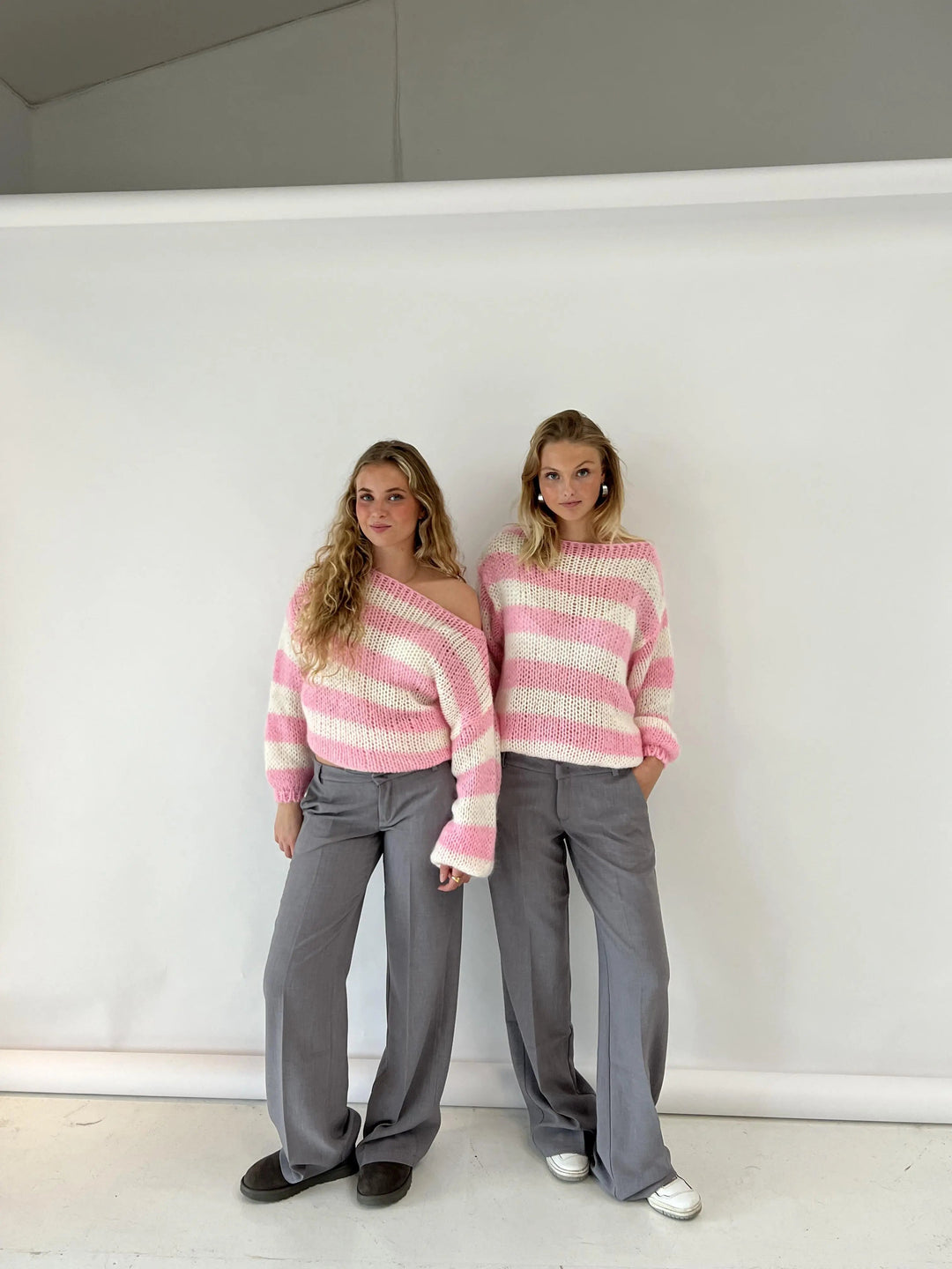 Noémie | Sweter w paski o luźnym kroju