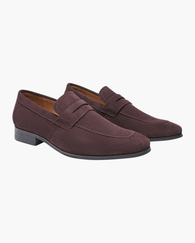 Aleksander | Klasyczne męskie mokasyny z zamszu w stylu casual