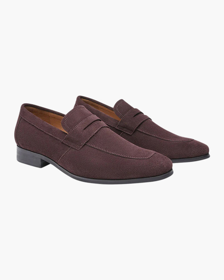 Aleksander | Klasyczne męskie mokasyny z zamszu w stylu casual