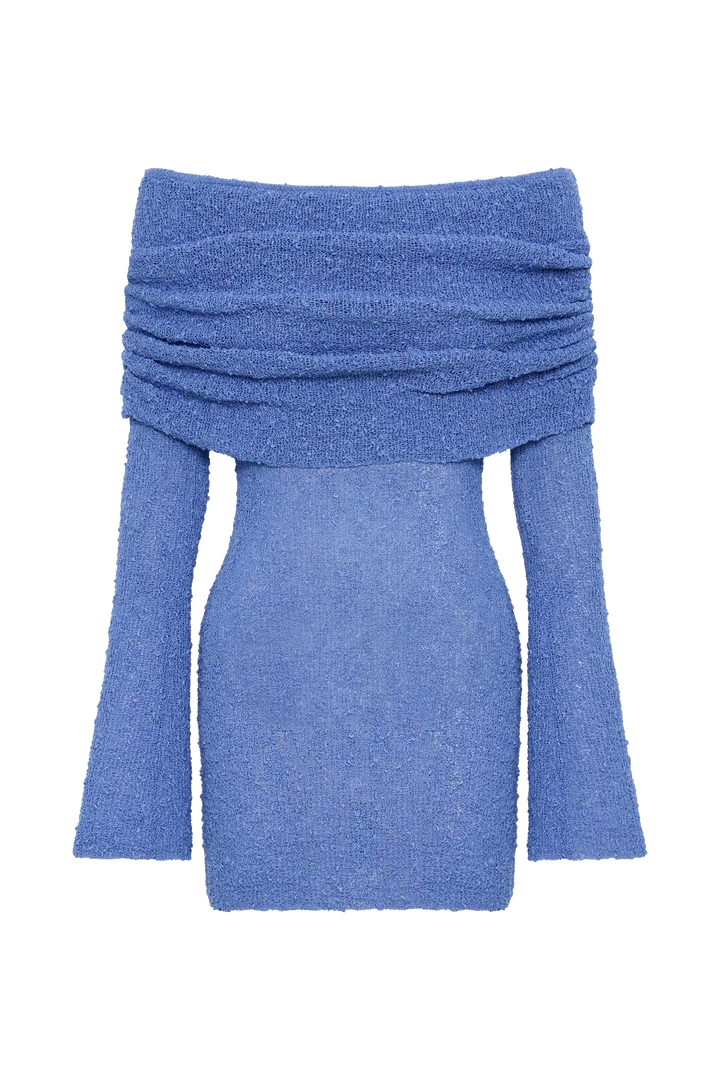 Velina | Przezroczysta sukienka mini off-shoulder