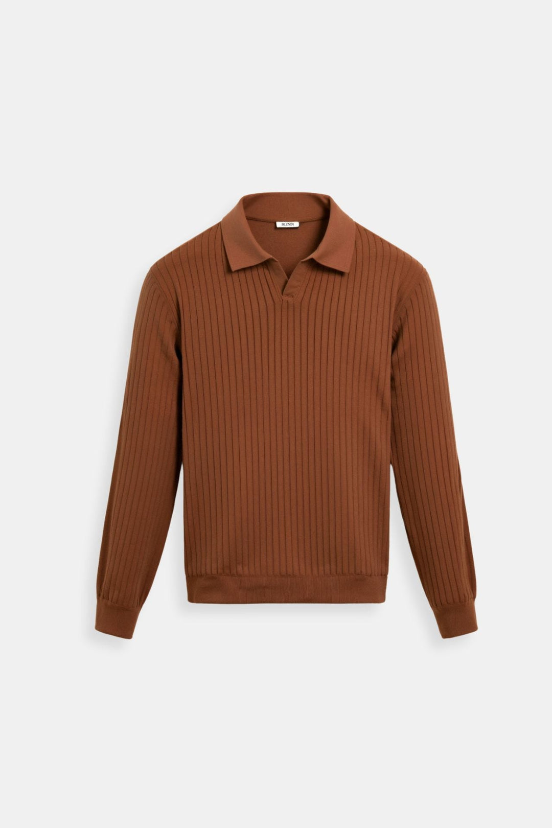 Łukasz | Polo męskie z dzianiny – minimalistyczna elegancja