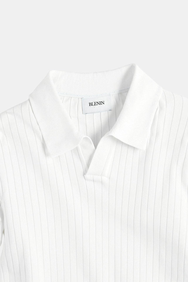 Łukasz | Polo męskie z dzianiny – minimalistyczna elegancja