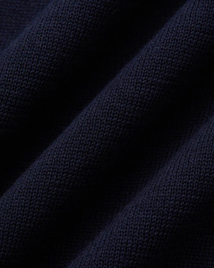 Tomasz | Męski Sweter Polo w Minimalistycznym Stylu z Otwartym Kołnierzem