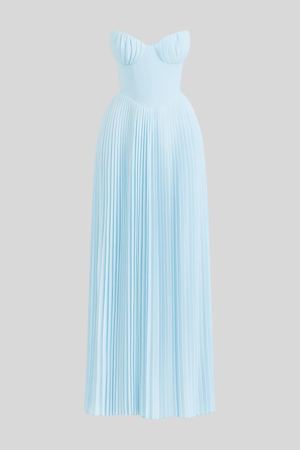Lucyna | Elegancka długa sukienka maxi o zwiewnym kroju