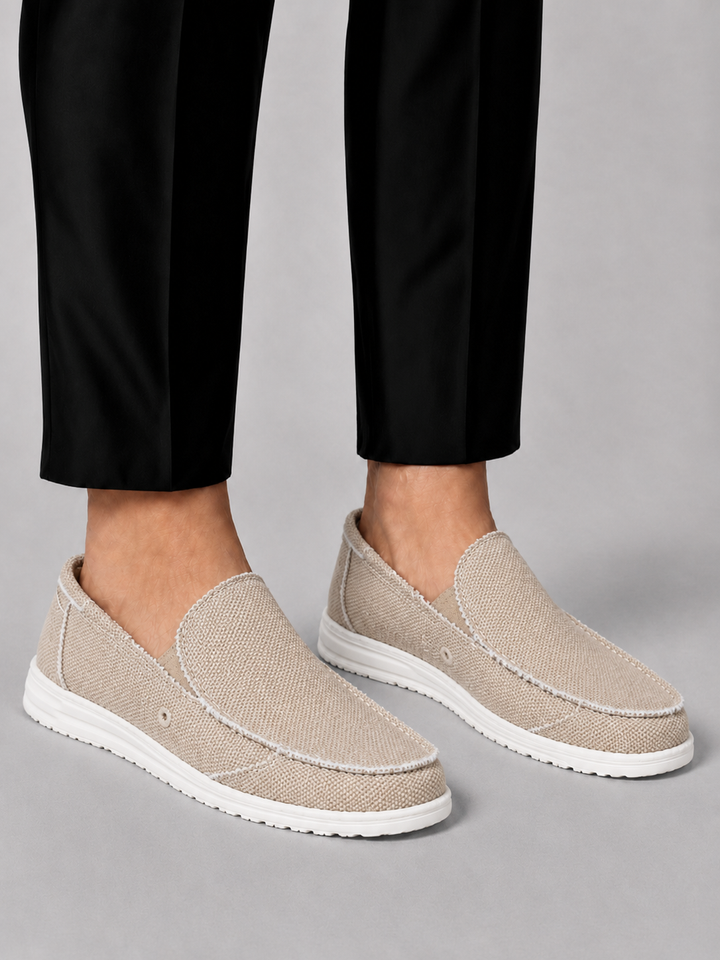Damian | Męskie Mokasyny Slip-On o Komfortowym Kroju
