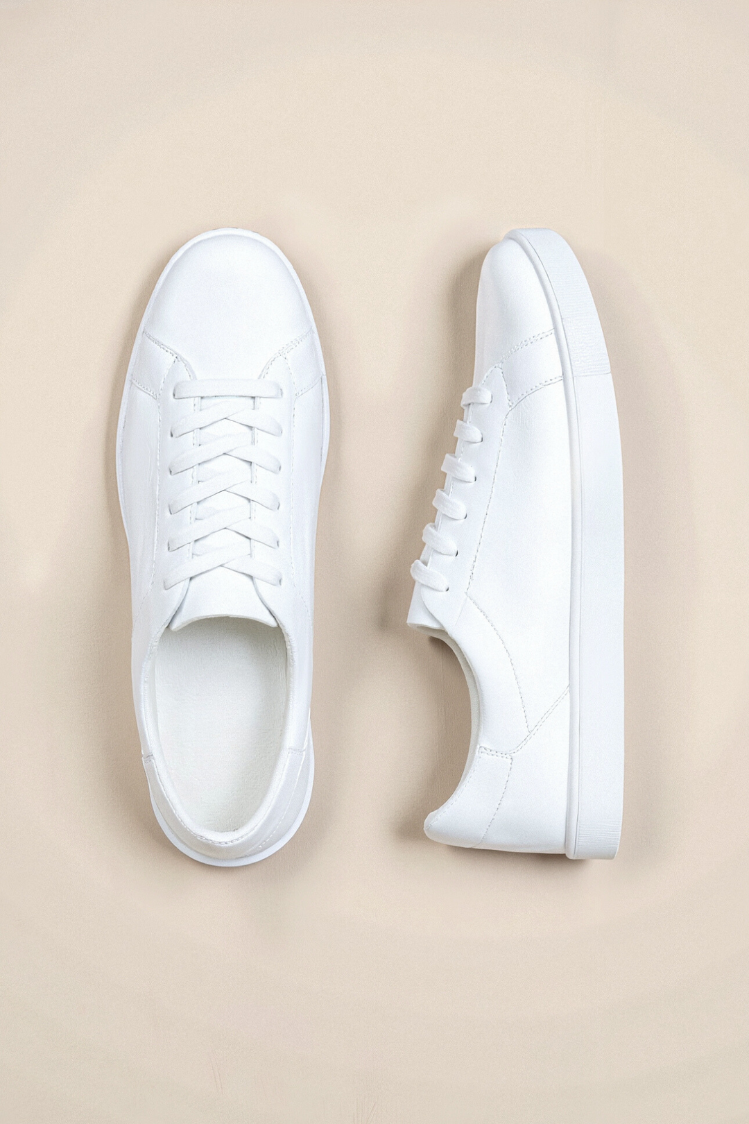 Marcel | Minimalistyczne białe sneakersy o ponadczasowym stylu