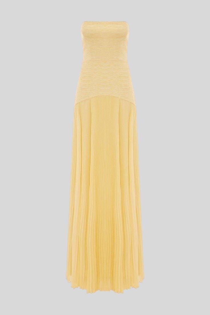 Katarzyna | Długa sukienka maxi z eleganckim rozcięciem