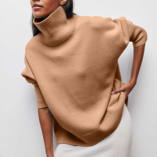 Aria | Stylowy sweter zimowy z wysokim kołnierzem