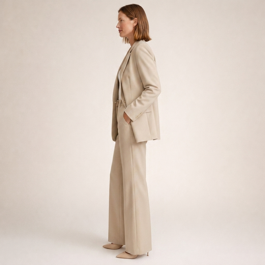 Lena | Stylish suit with flared trousers