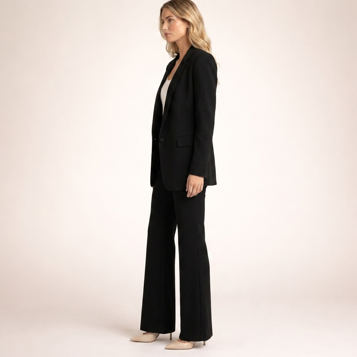 Lena | Stylish suit with flared trousers