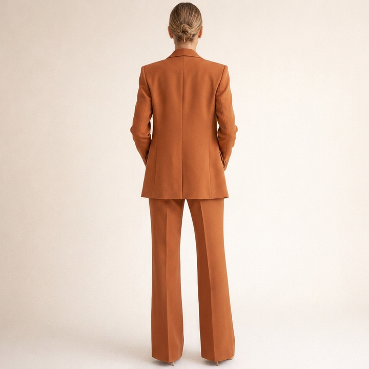 Lena | Stylish suit with flared trousers