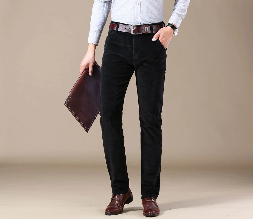 Robert | Eleganckie Spodnie Sztruksowe o Oddychającym Kroju