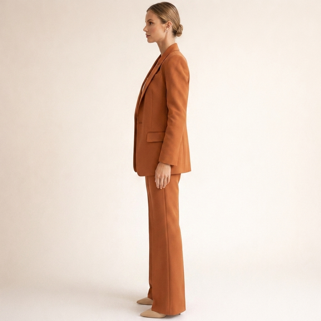 Lena | Stylish suit with flared trousers
