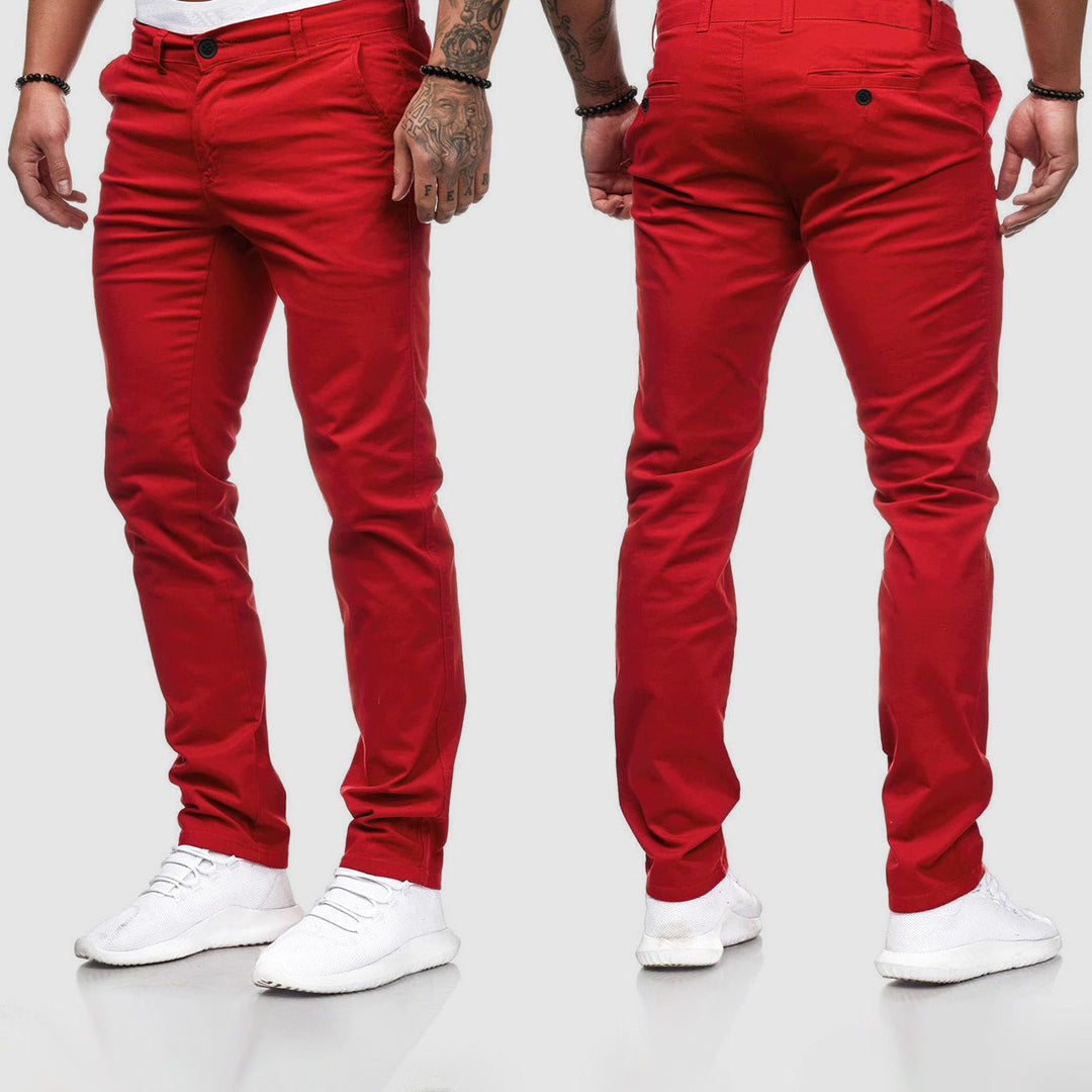 Bogusław | Męskie Spodnie Chino Slim Fit