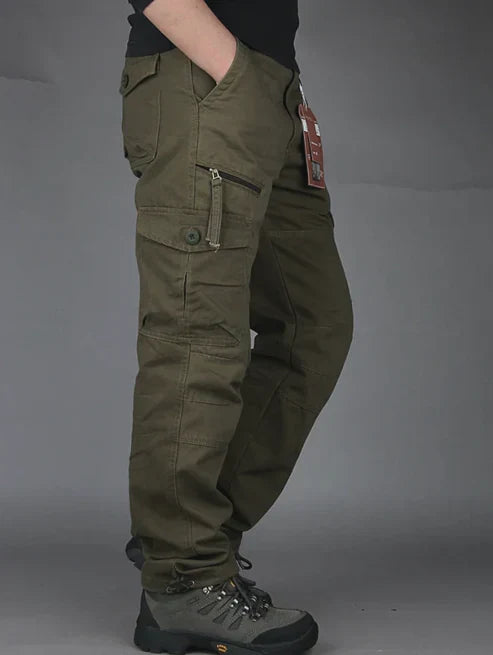 Grzegorz | Funkcjonalne spodnie cargo męskie o prostym kroju