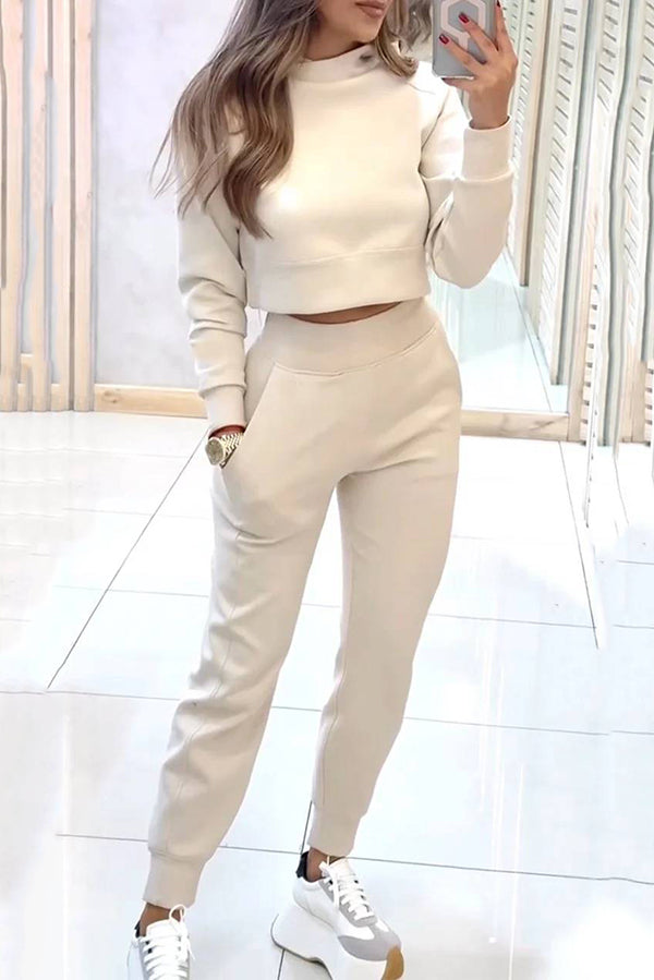 Agnieszka | Damski zestaw dwuczęściowy o elegancko-casualowym kroju