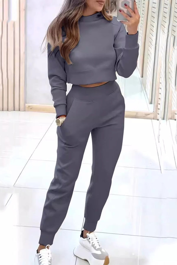 Agnieszka | Damski zestaw dwuczęściowy o elegancko-casualowym kroju