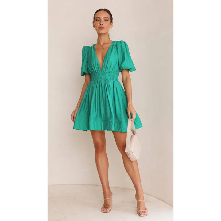 Amandine | Stylowa mini sukienka damska z przewiewnym fasonem