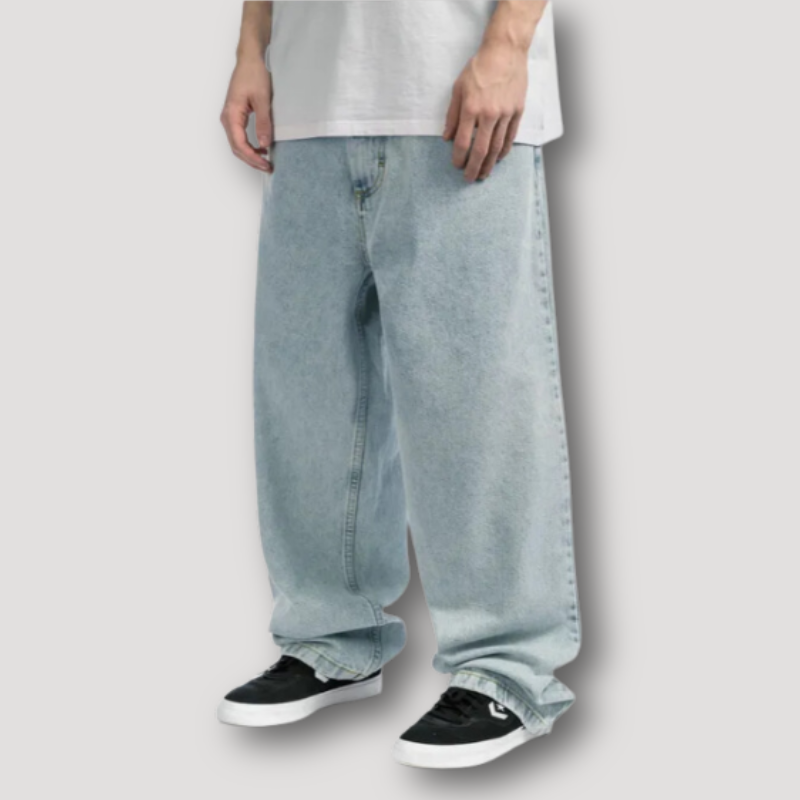 Karol | Baggy jeansy skate z szerokimi nogawkami