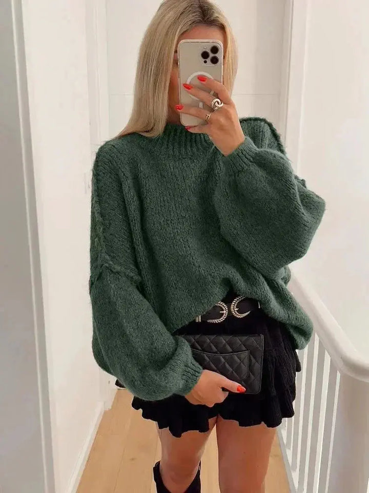 Élodie | Oversize sweter damski na jesień i chłodne dni
