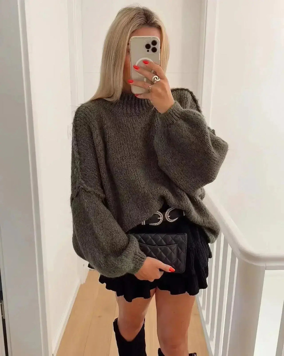 Élodie | Oversize sweter damski na jesień i chłodne dni
