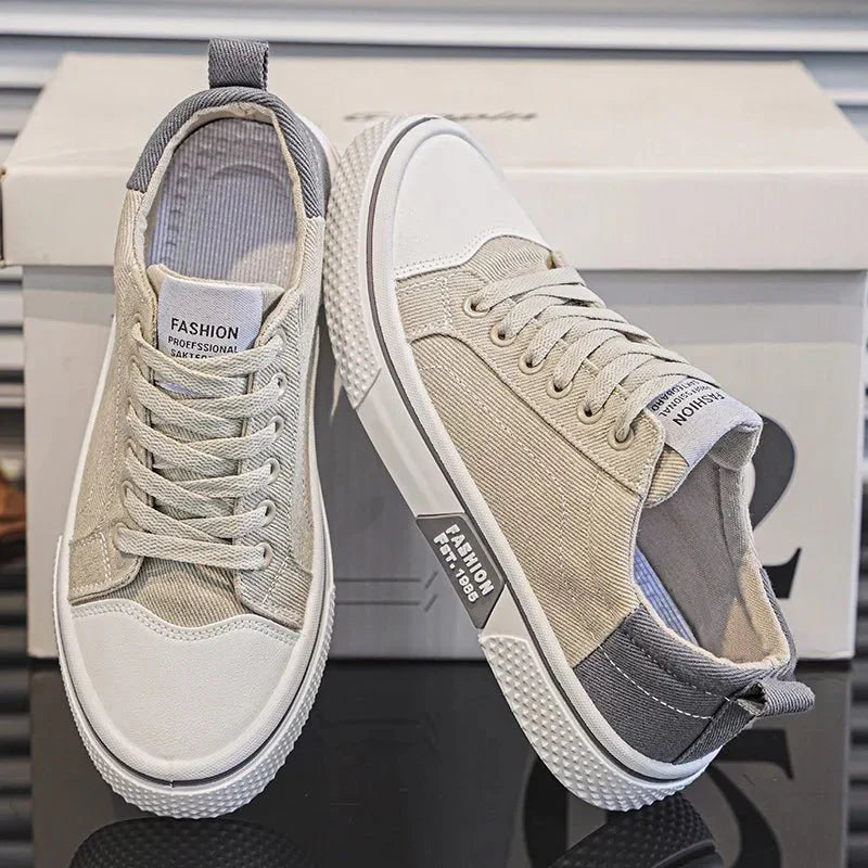 Leszek | Męskie Sneakersy z Klasycznym Sznurowaniem