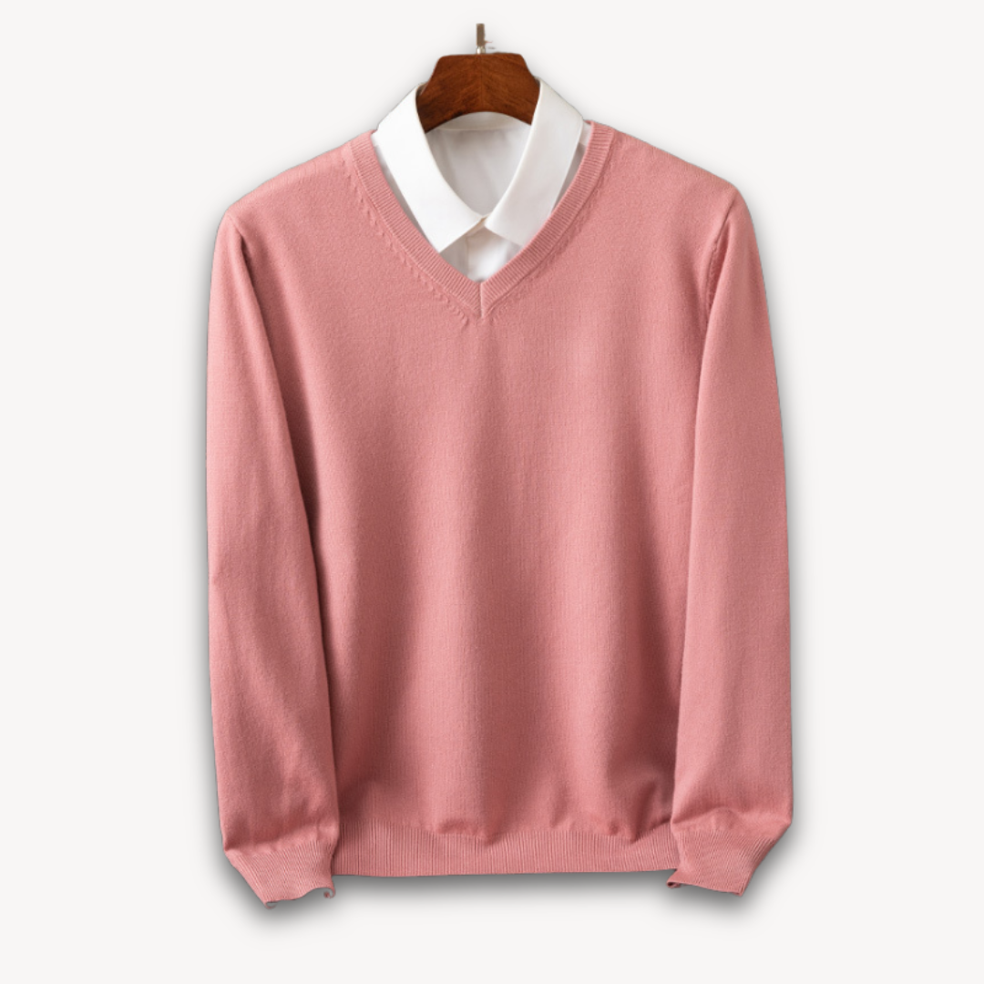 Apollo | Sweter V-Neck z Kaszmiru