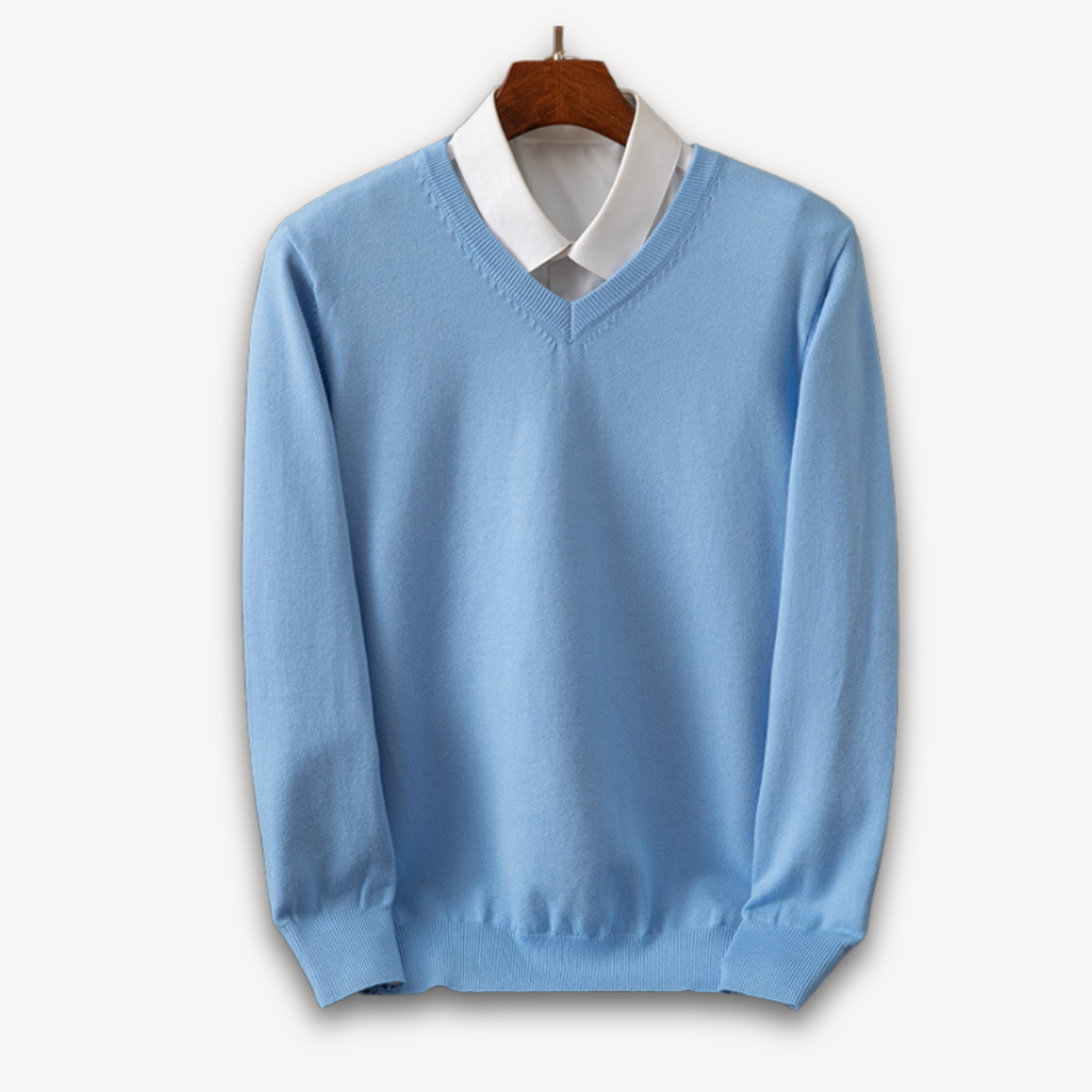 Apollo | Sweter V-Neck z Kaszmiru