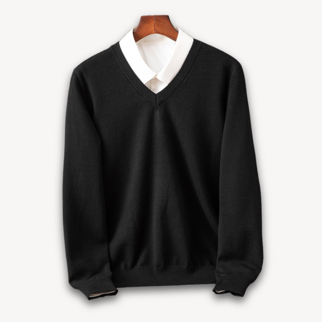 Apollo | Sweter V-Neck z Kaszmiru