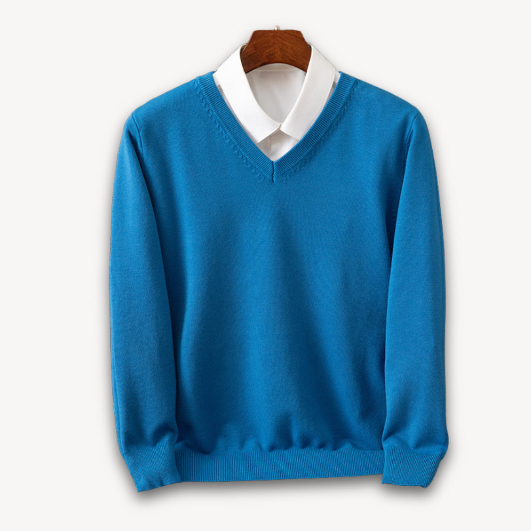 Apollo | Sweter V-Neck z Kaszmiru