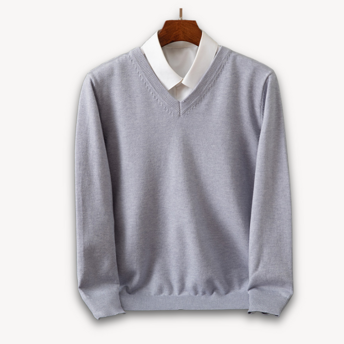 Apollo | Sweter V-Neck z Kaszmiru