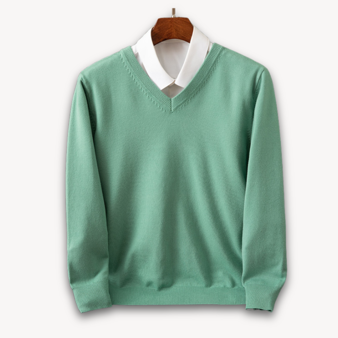 Apollo | Sweter V-Neck z Kaszmiru