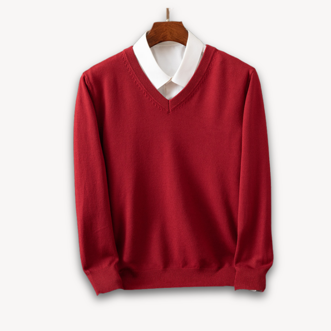 Apollo | Sweter V-Neck z Kaszmiru