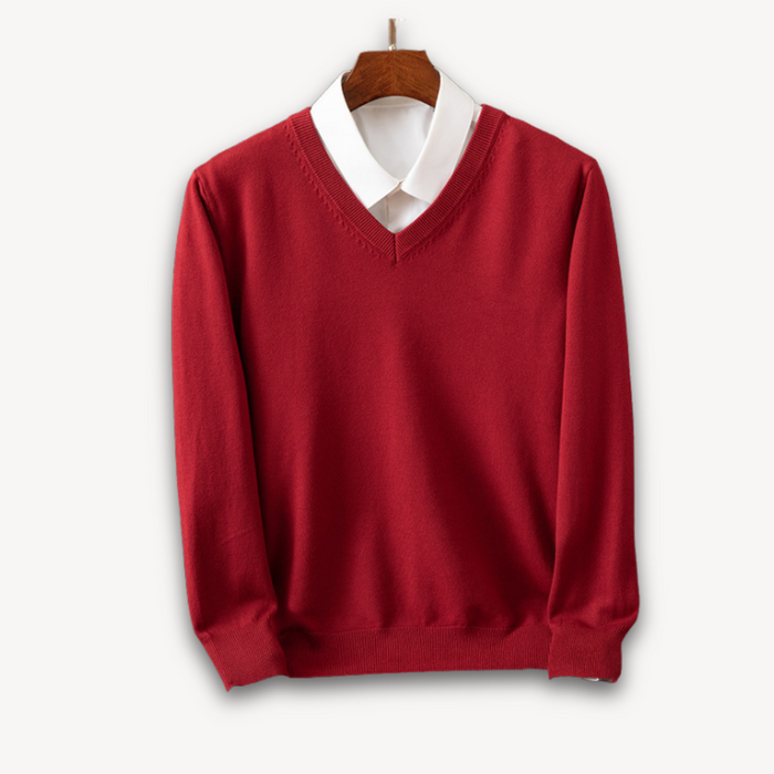 Apollo | Sweter V-Neck z Kaszmiru