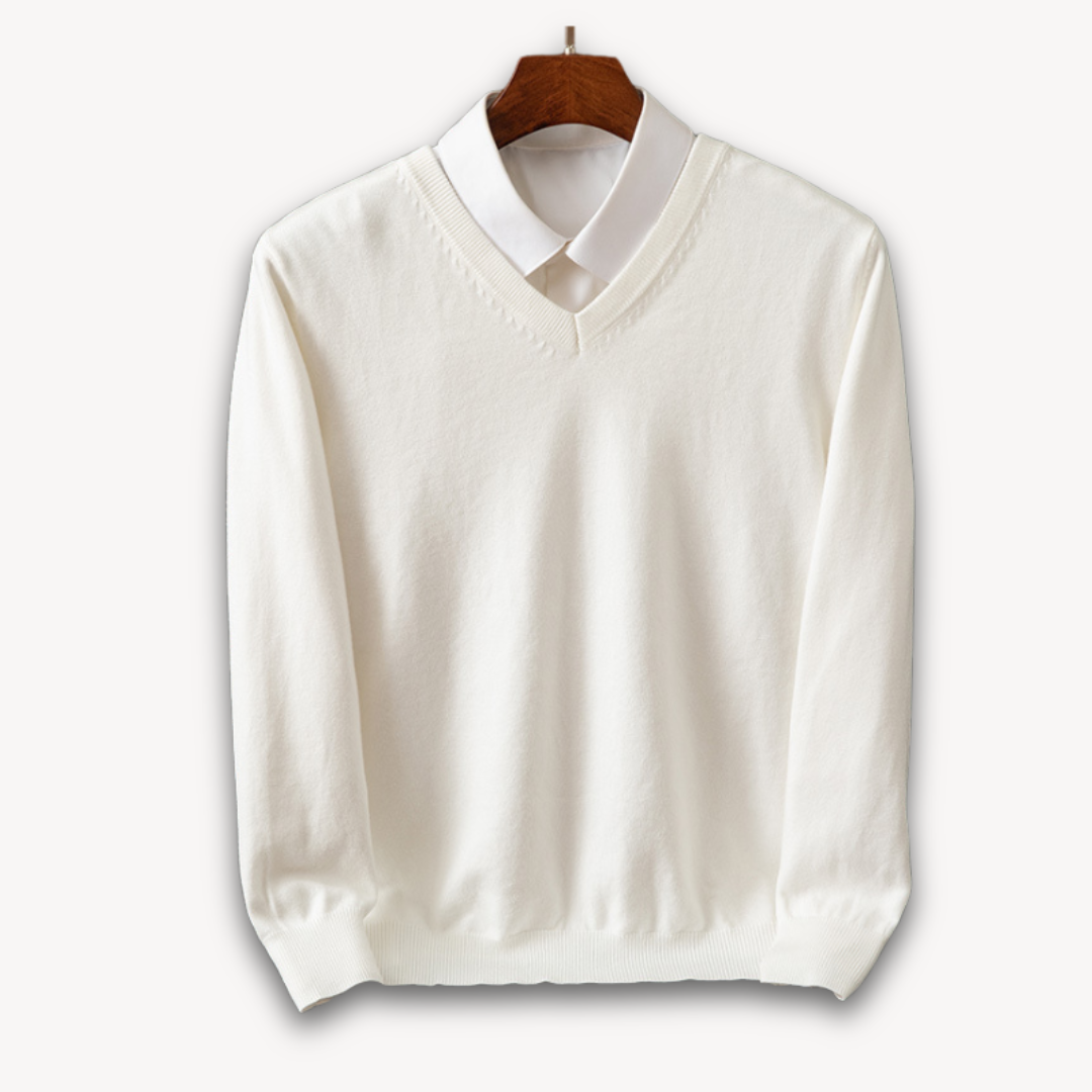 Apollo | Sweter V-Neck z Kaszmiru